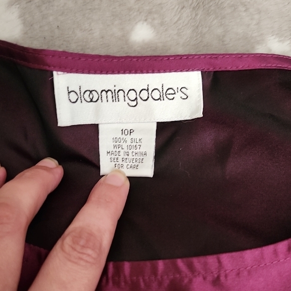 Bloomingdale's Women's Purple Tank Top Size 10P - Picture 5 of 5